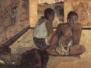 Paul Gauguin Le Repos (mk07) oil on canvas